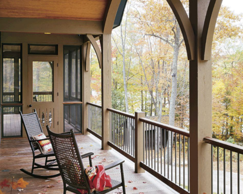 Lake Cottage Porch — Laine M. Jones Design