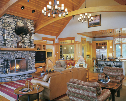 Cottage Great Room — Laine M. Jones Design