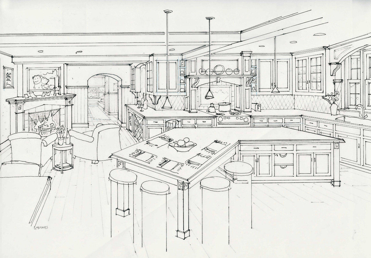 Kitchen Design Concept — Laine Jones Design