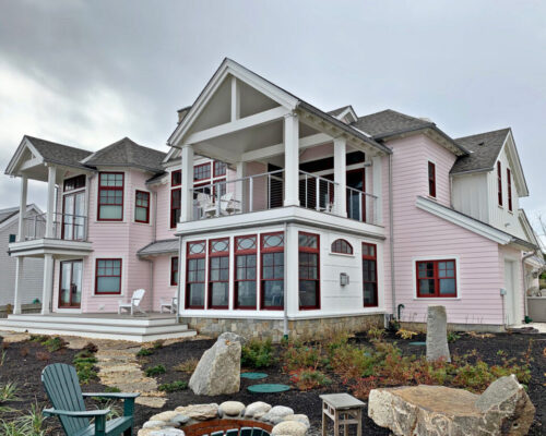 laine jones design pink ocean cottage