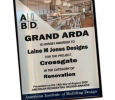 2020 AIBD renovation award Laine M. Jones Design